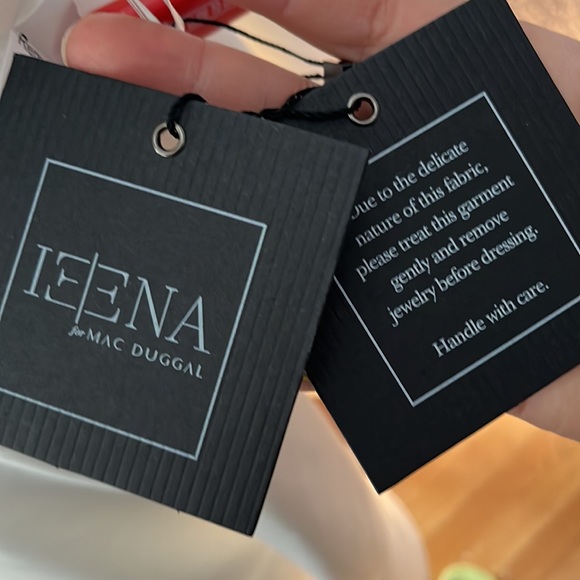 New Ieena for Mac Duggar HIGH NECK SLEEVELESS SKATER DRESS size 12 - Picture 7 of 12